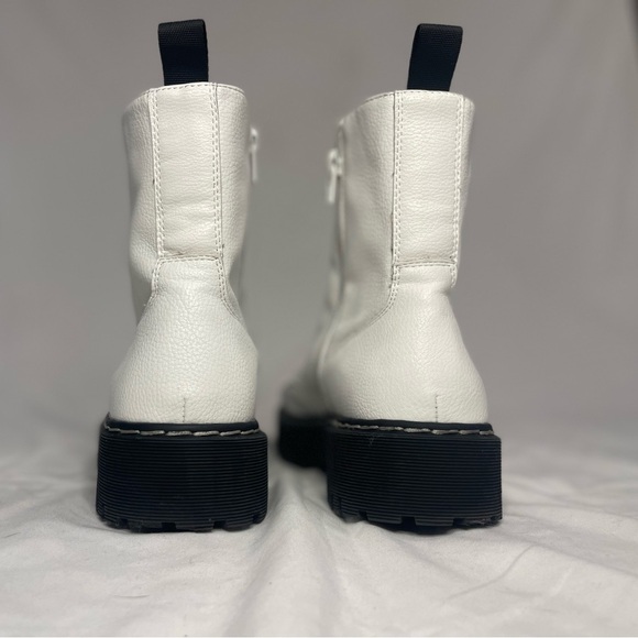 Sincerley Jules Harley white Combat Boot Laceup brand New size 9 - Picture 8 of 16
